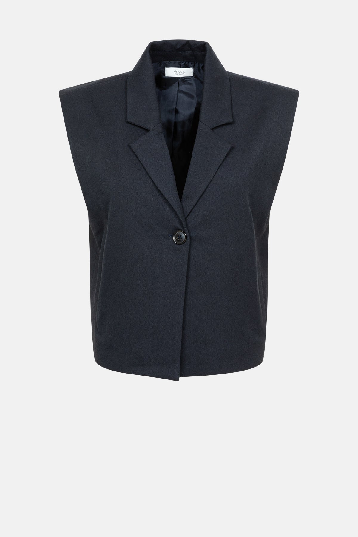 Marie Veste Sans Manches Courte | Bleu