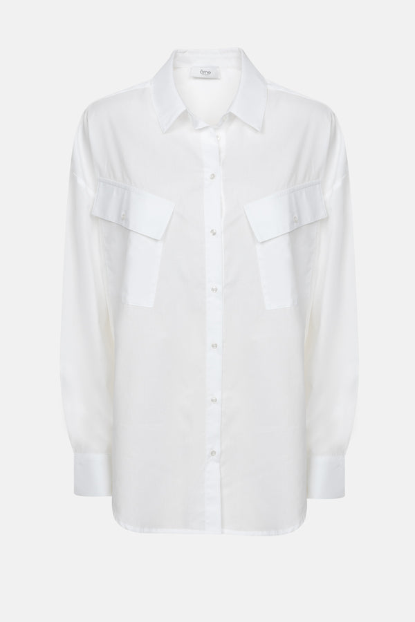 Chemise oversize Marin | Blanc