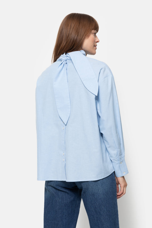 Chemise Oxford Oversize Mia | Bleu Clair