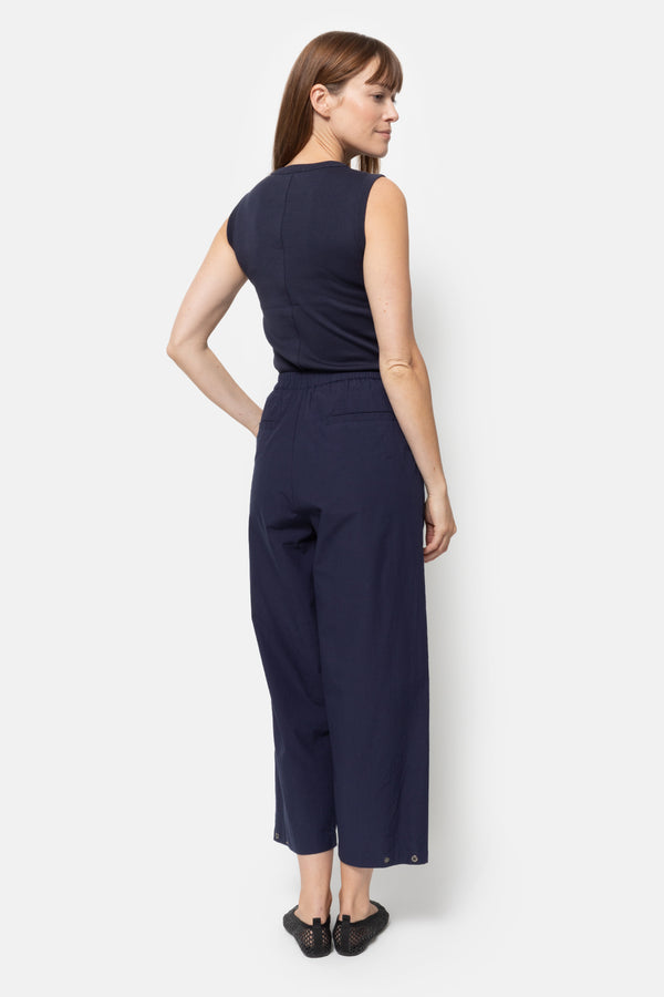 Pantalon Miles Poplin | Bleu Marine