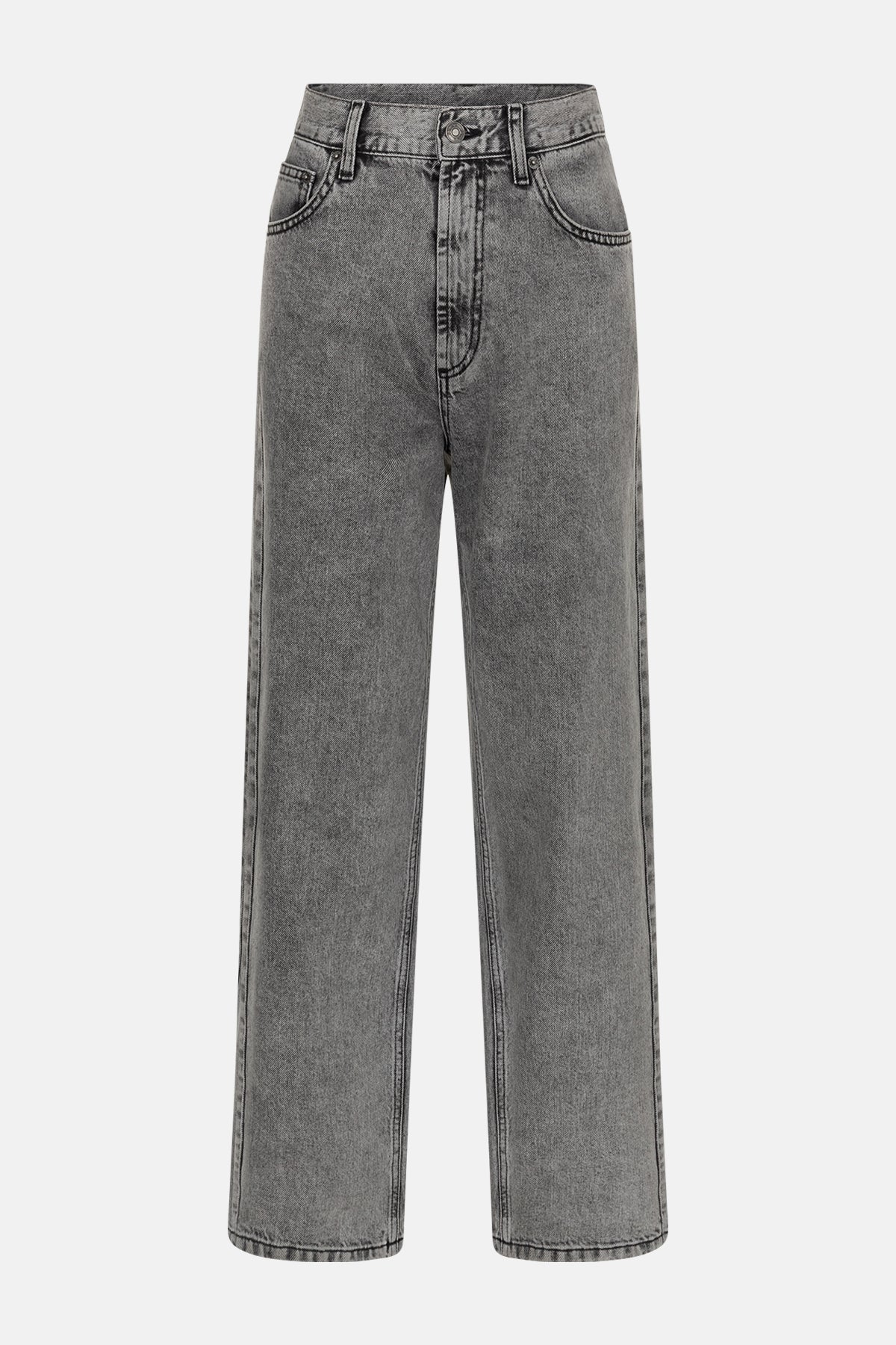 Mimi Straight Denim | Grey