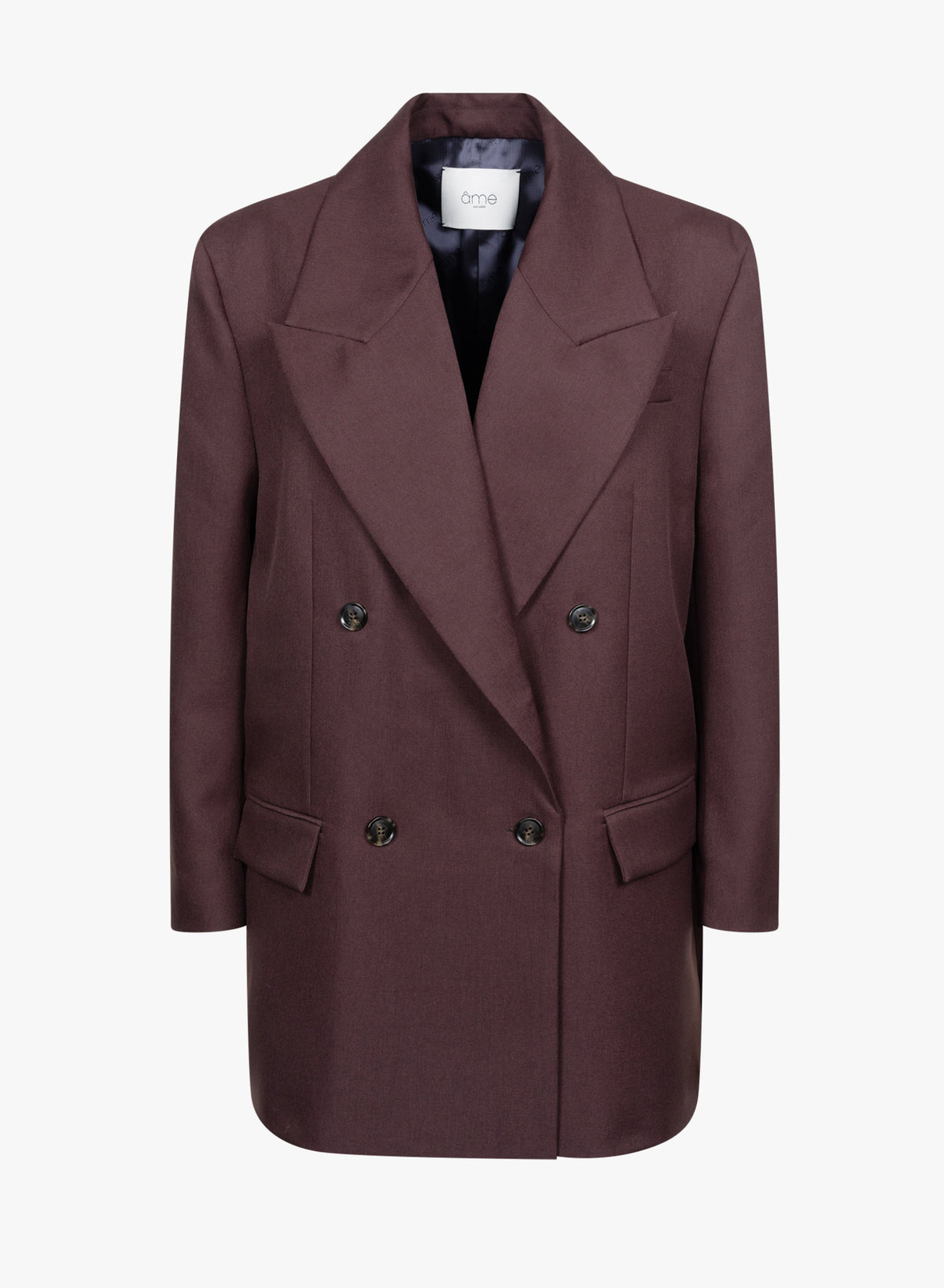 Natan Wooly Blazer | Chocolate Brown