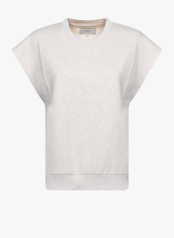 Neon Sweatshirt 3/4 Sleeves | Marled Ivory