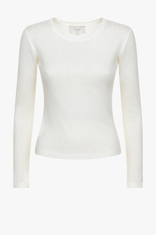 T-shirt Nepal à manches longues | Écru