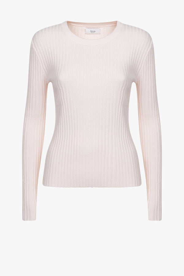 Newton Knitted Sweater | Light Pink