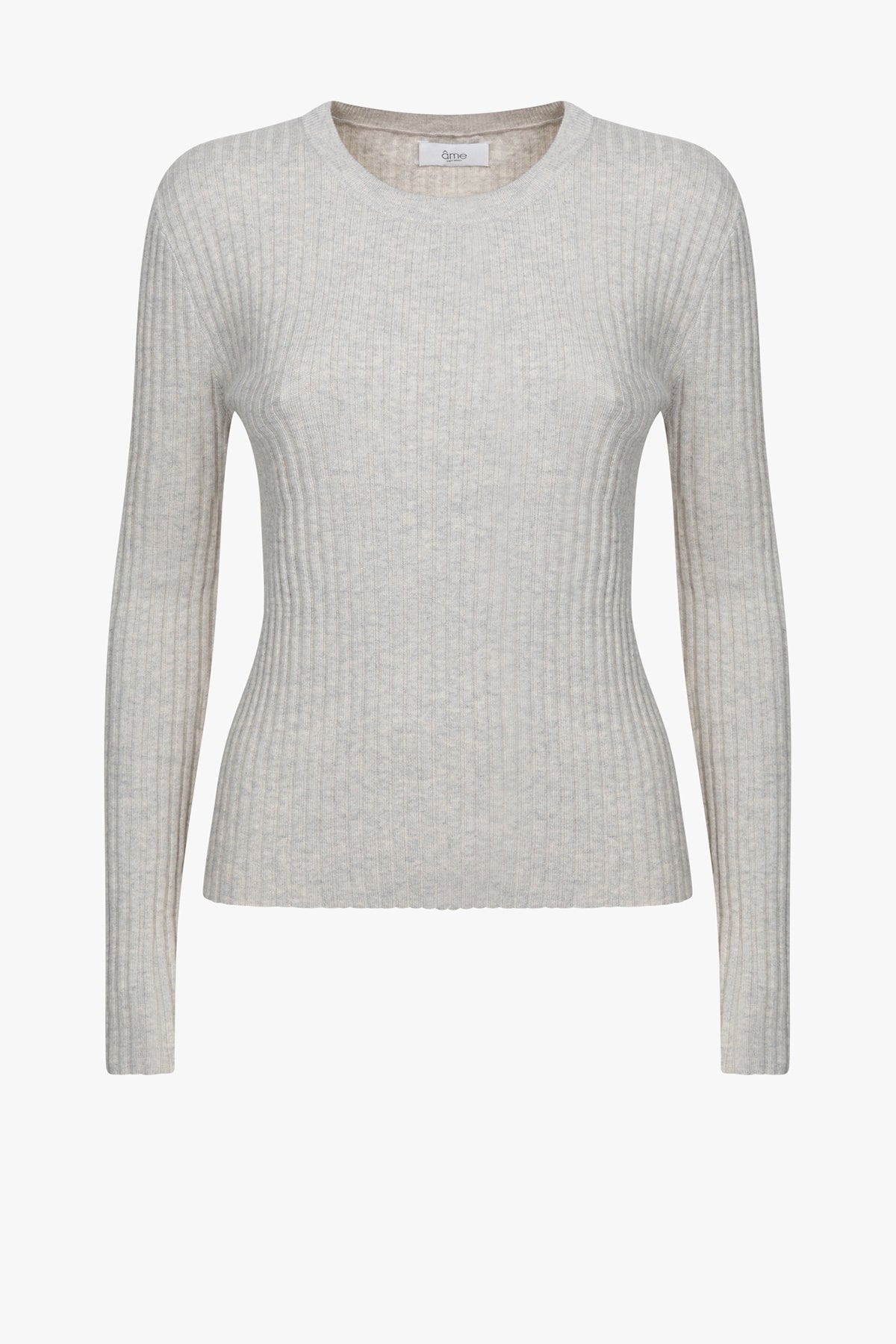 Newton Knitted Sweater | Light Grey