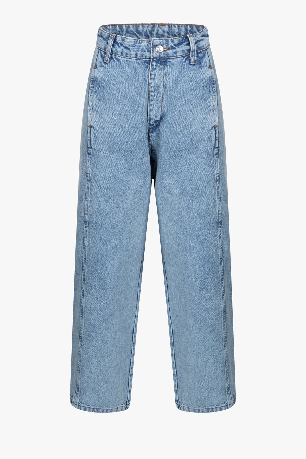 Nils Balloon Denim Pants | Light Blue