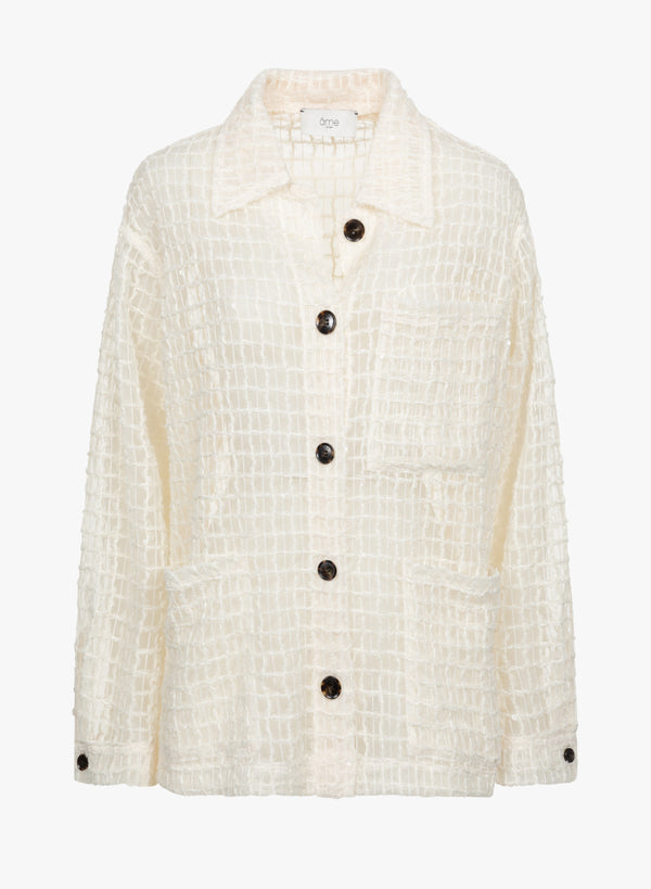 Nope Lace Jacket | Off White