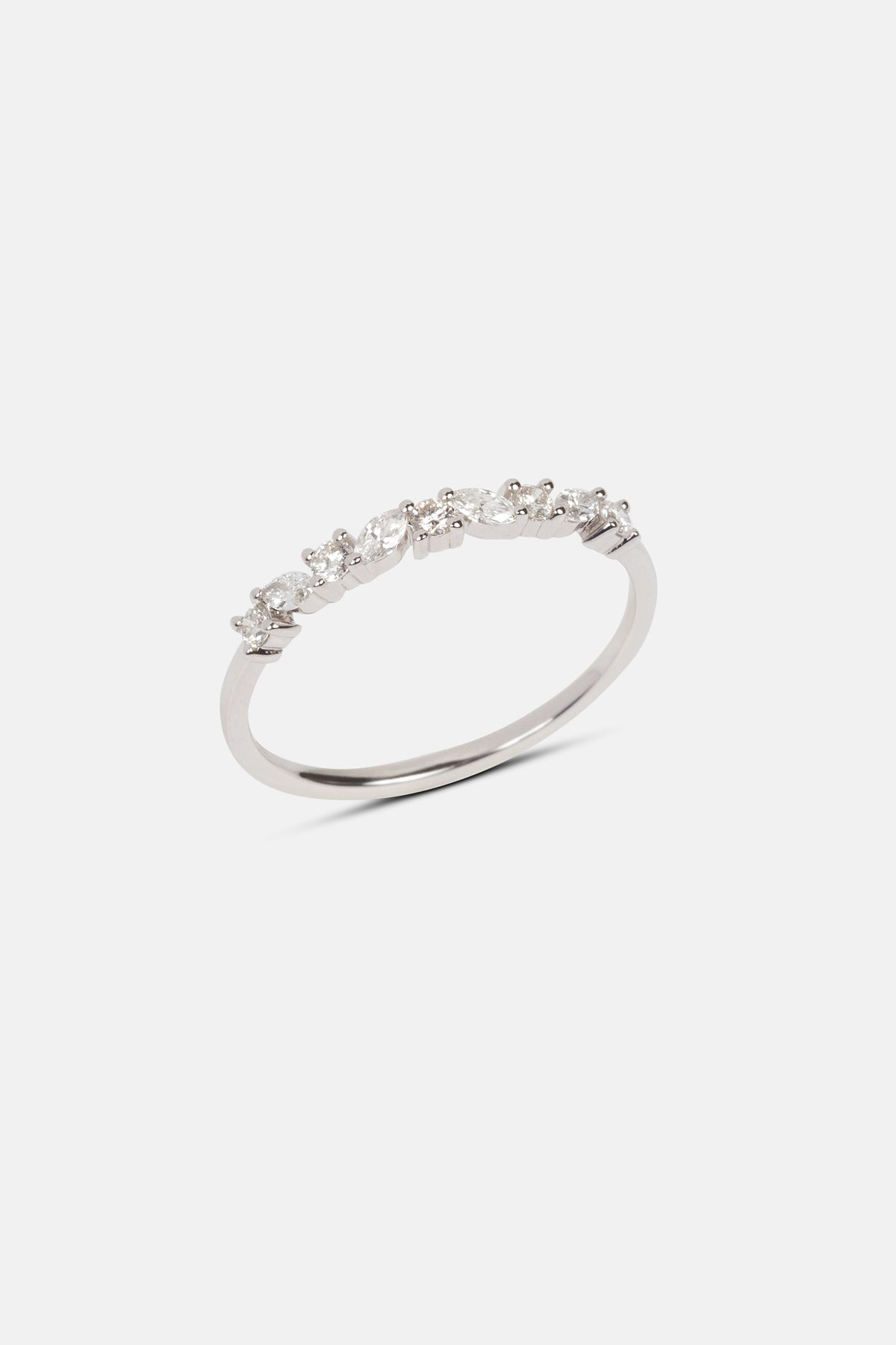 0.13CT River Ring | White Gold