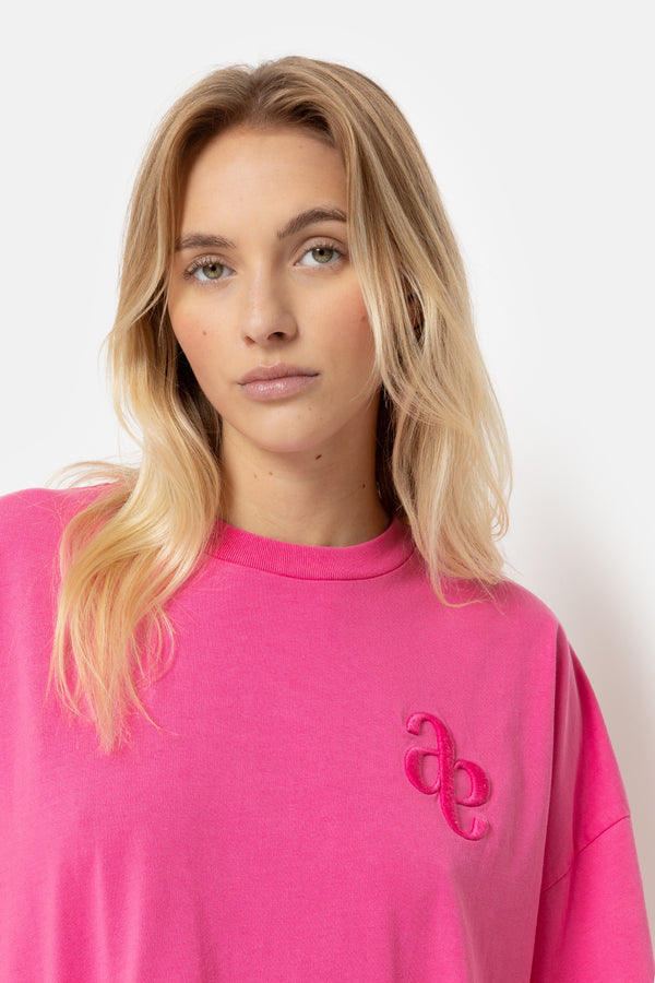 Eloise-A T-shirt Boxy | Rose vif