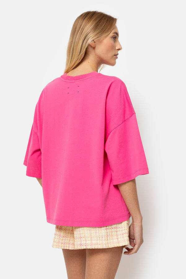 Eloise-A T-shirt Boxy | Rose vif