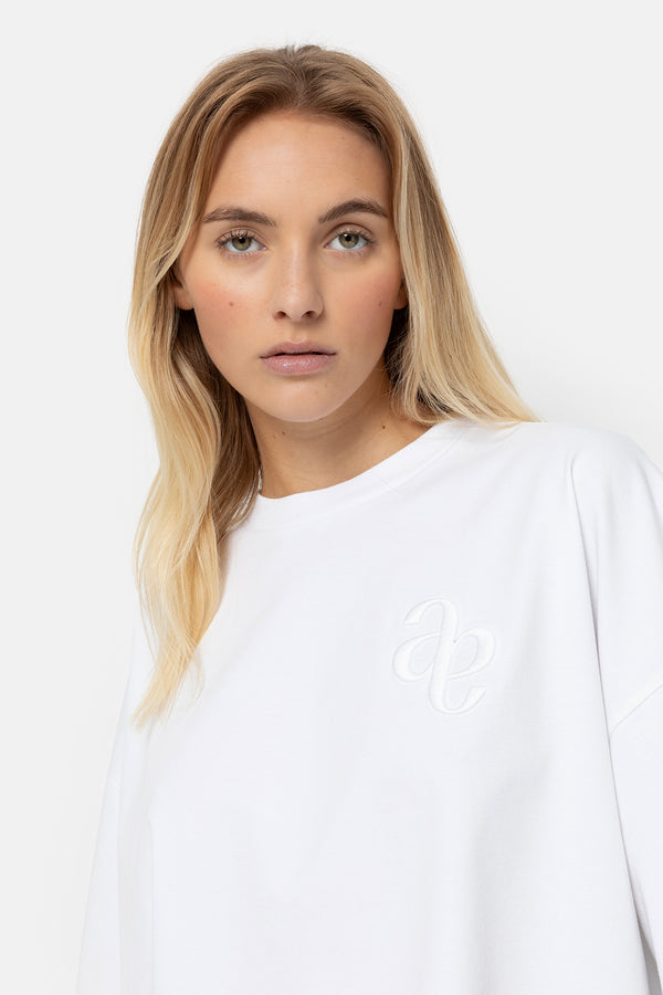 Eloise-A Boxy T-Shirt | White