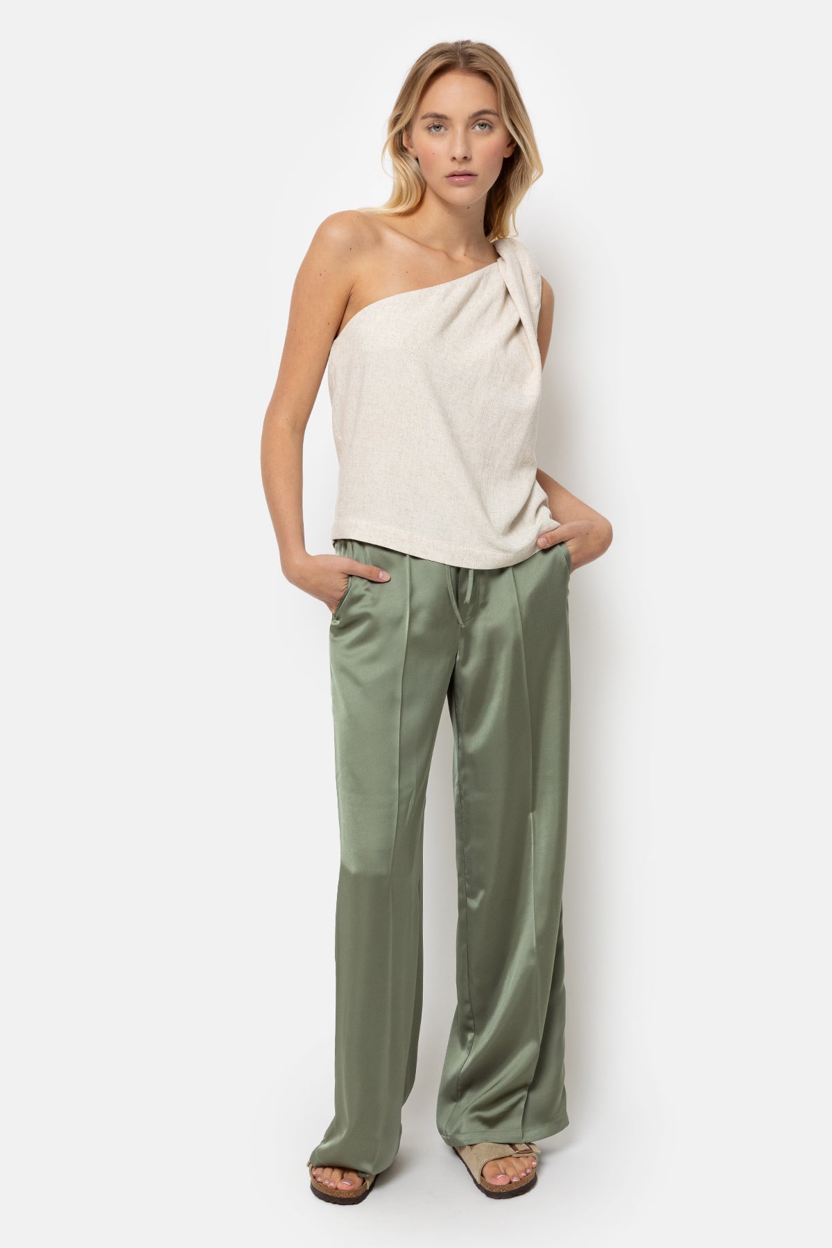 Jules Wide Pants | Green