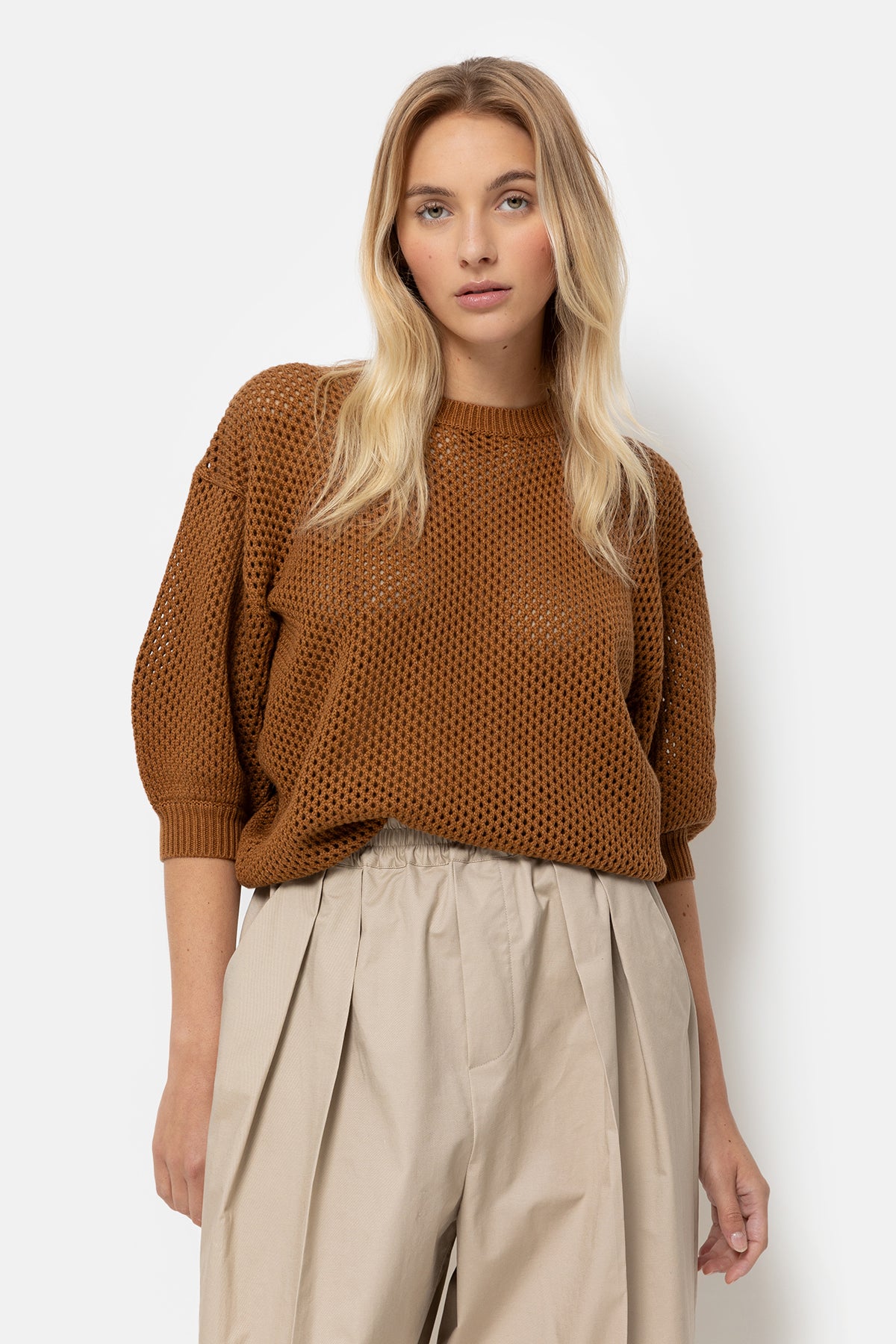 Laurent Crochet Sweater | Fox