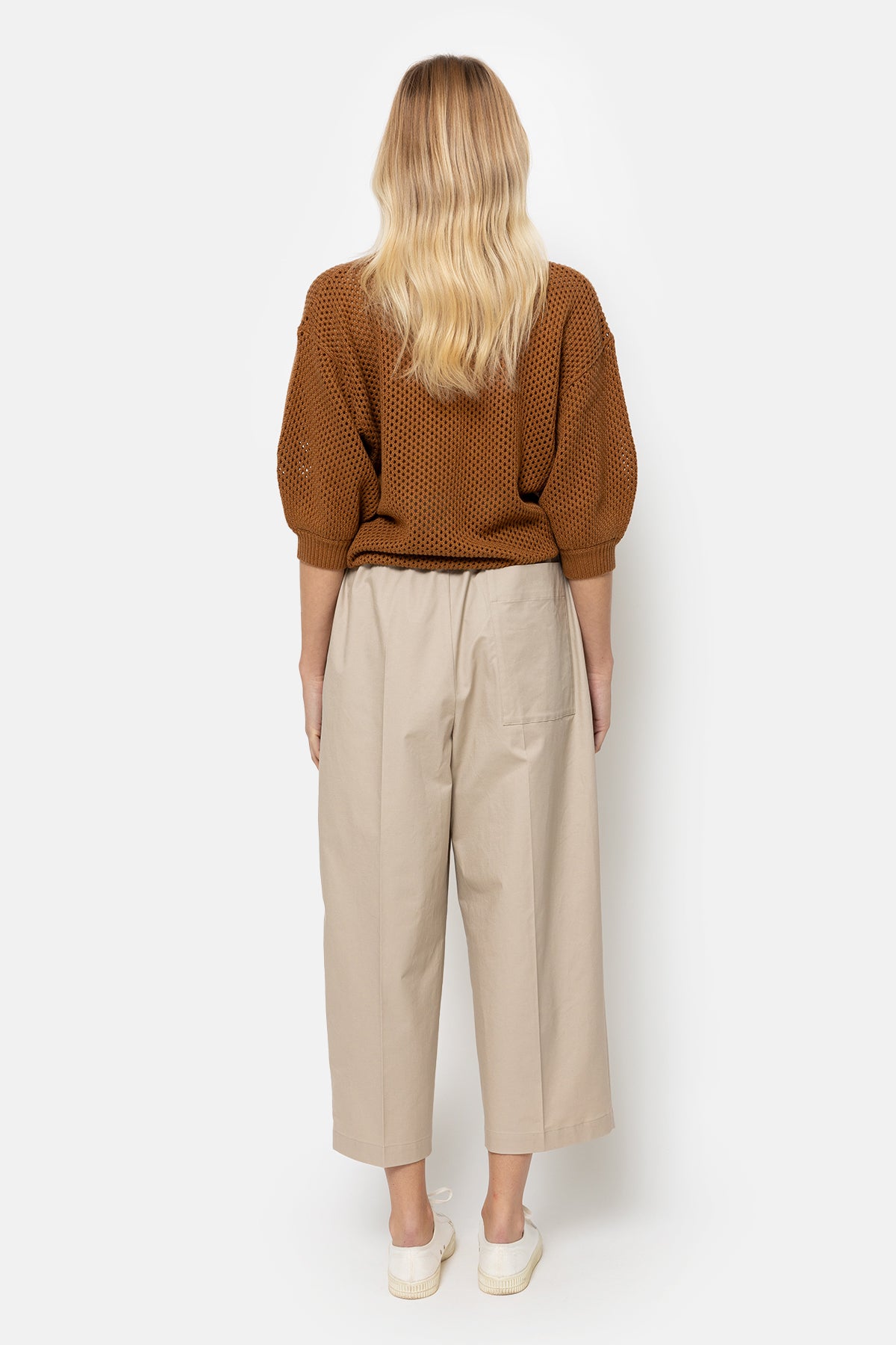 Kick Linen Pleated Pants | Off White