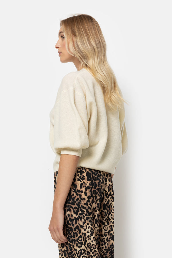 Laurent Pull en laine | Blanc Cassé