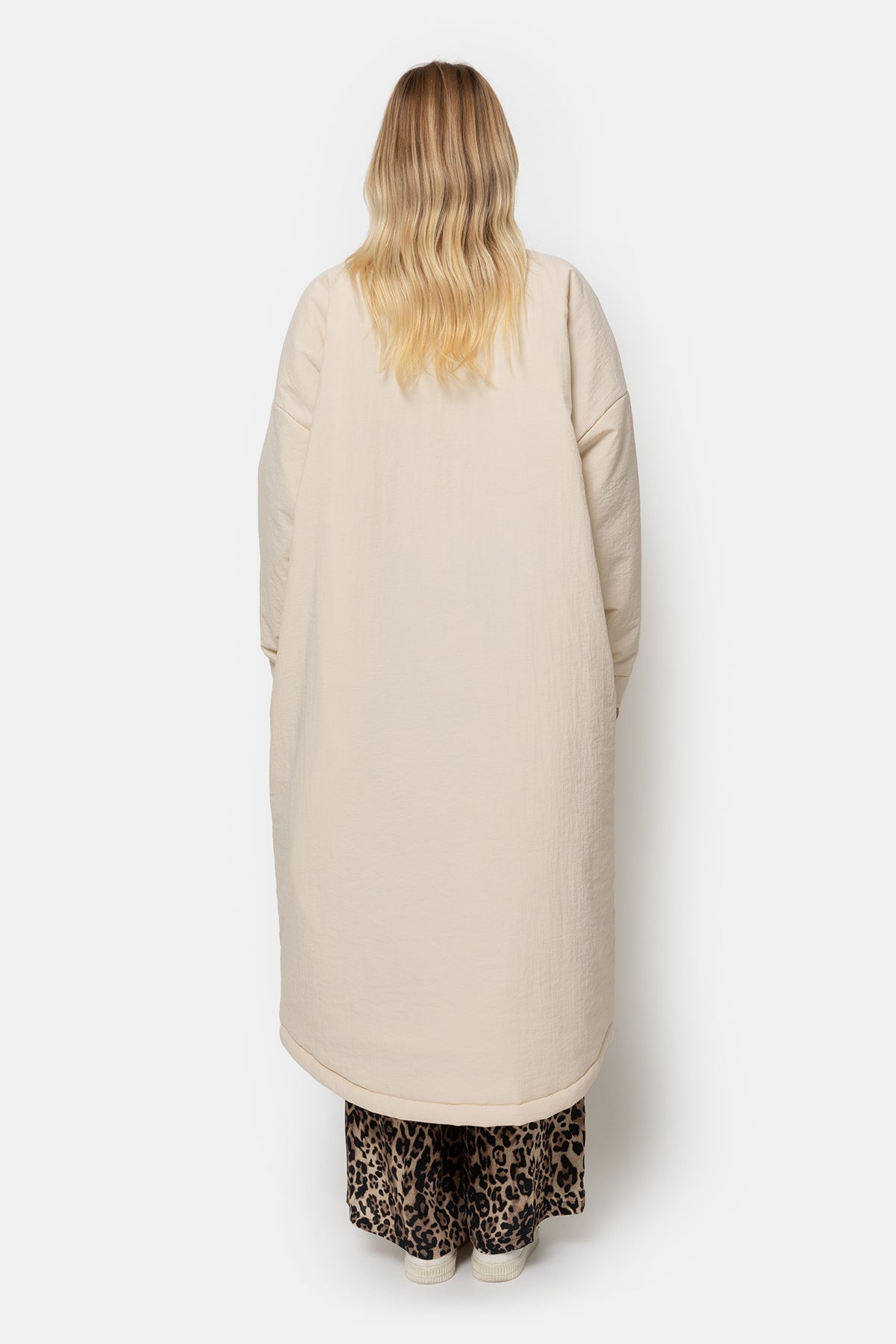 Lalee Long Duffel Coat | Off White – Âme antwerp