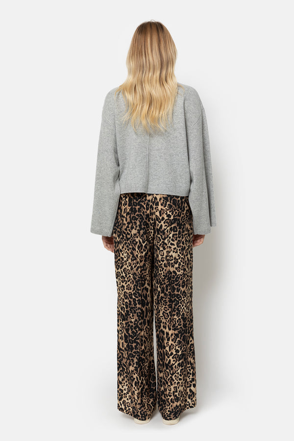 Jules Wide Pants | Leopard