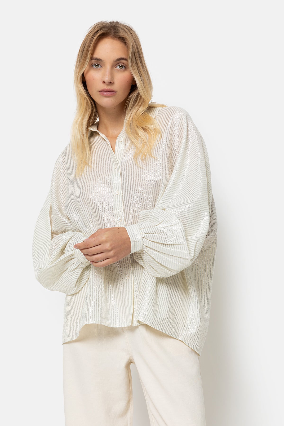 Chemise Gala Oversize | Argent