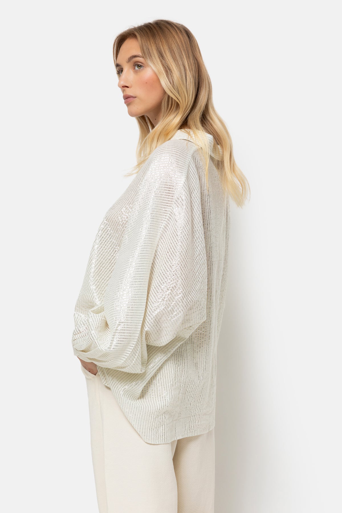 Chemise Gala Oversize | Argent