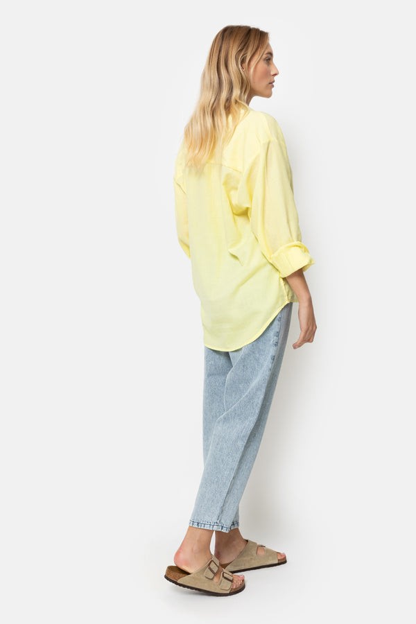 Chemise oversize Daddy | Jaune