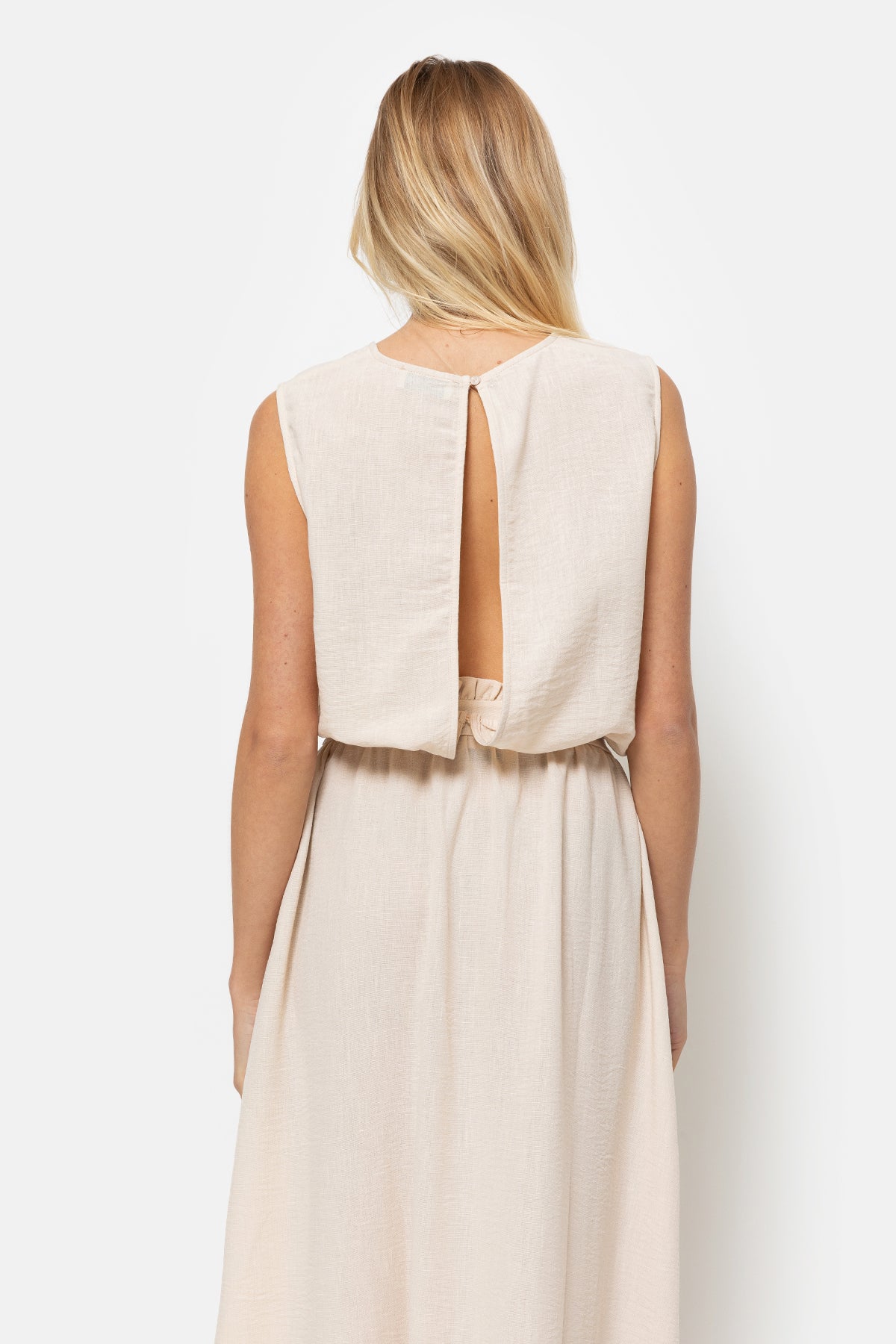 Lina Sleeveless Top | Beige