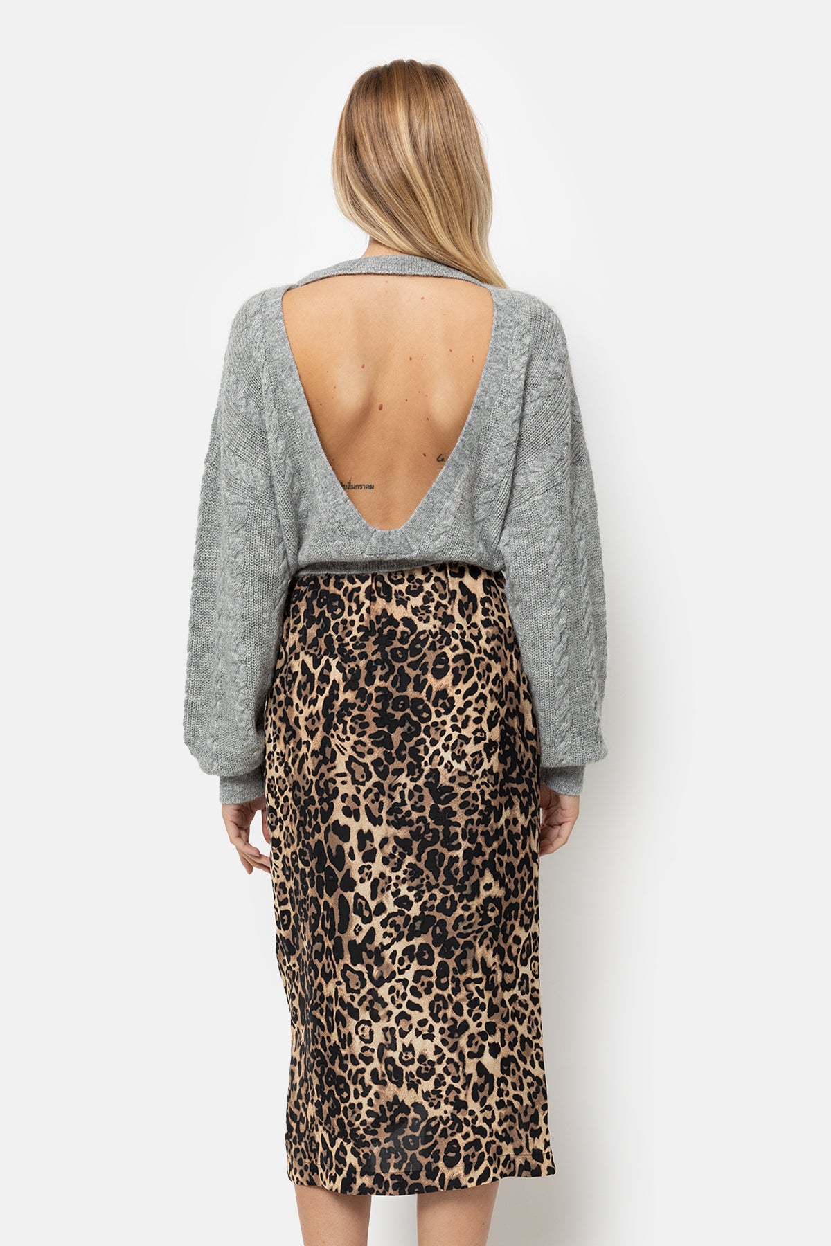 Lys Midi Skirt | Leopard