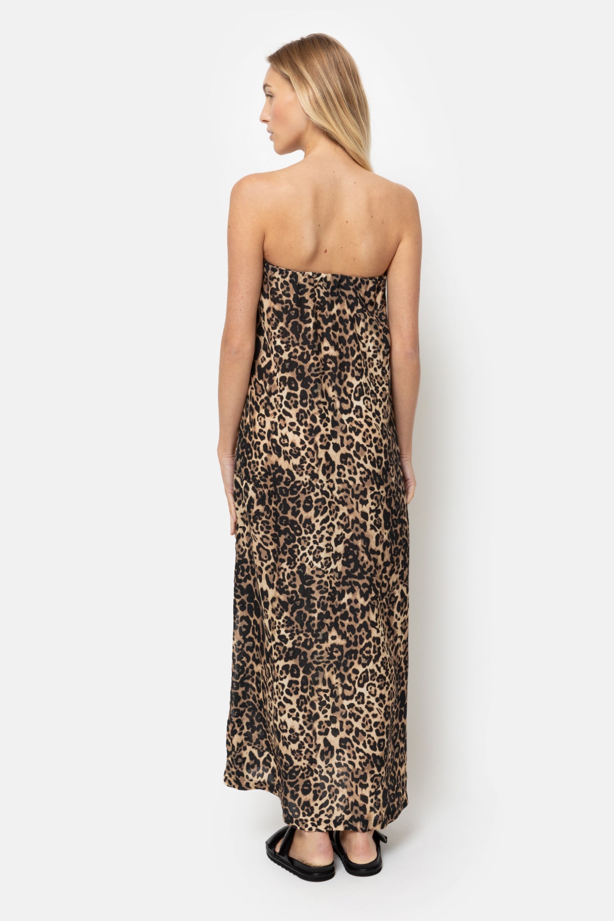 Louise Off-the-shoulder Dress | Leopard