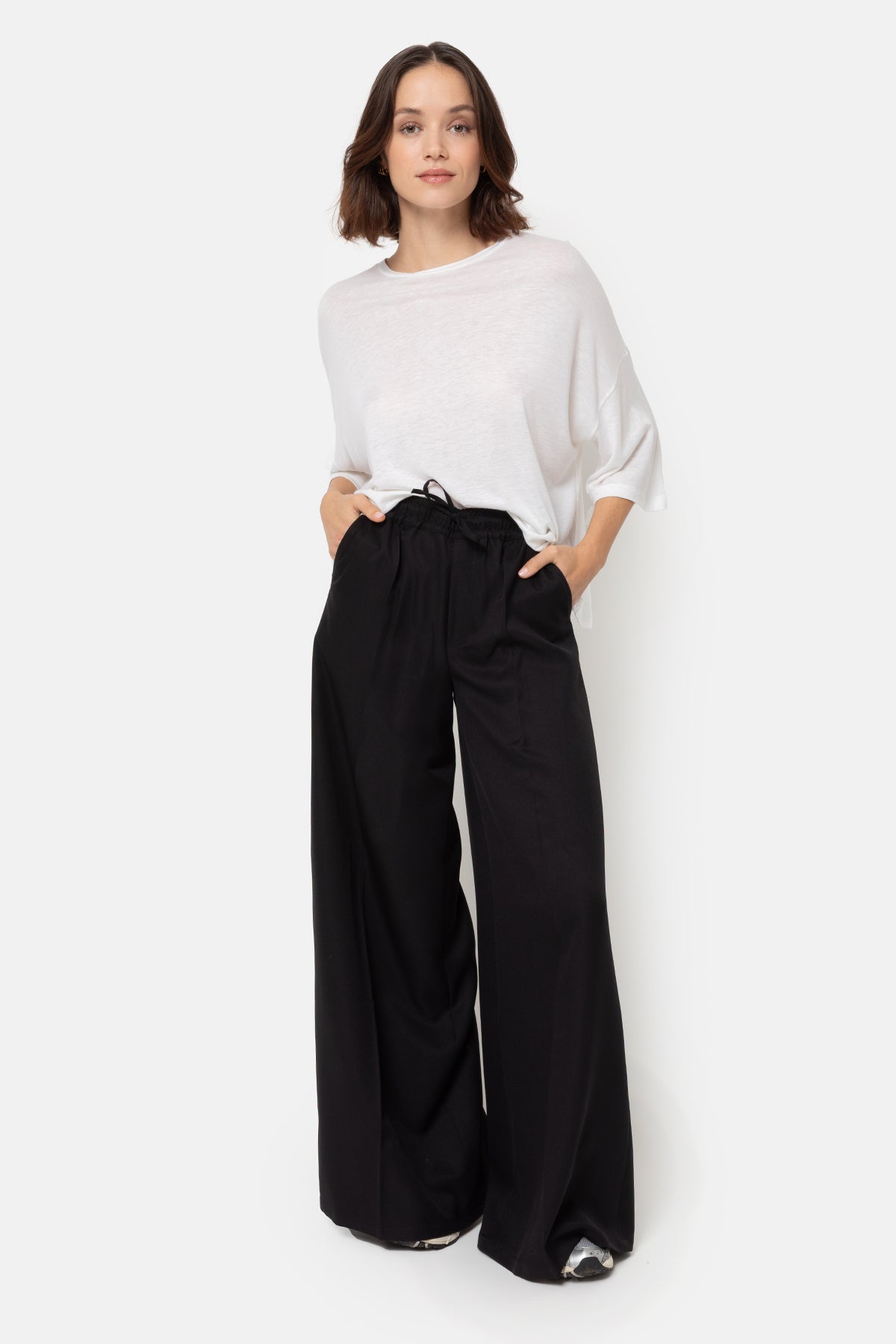 Julius Palazzo Pants | Black