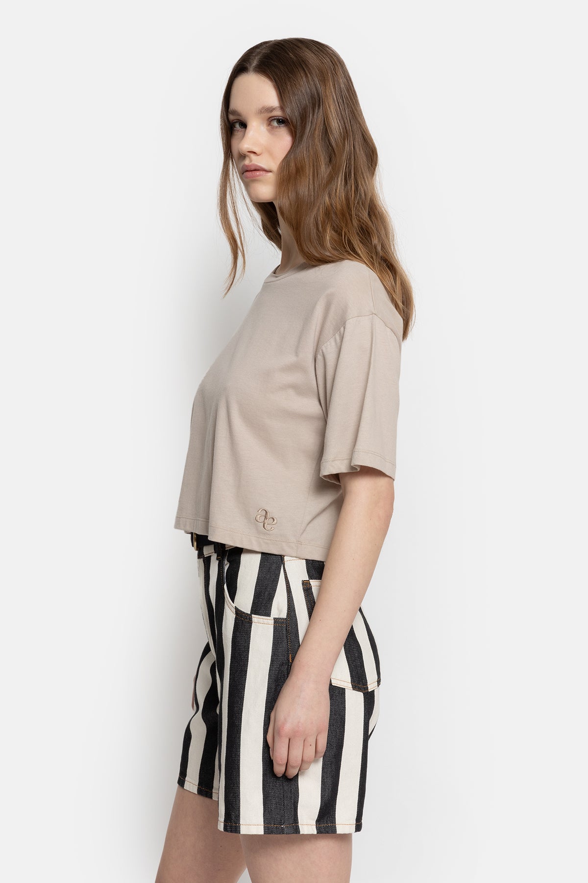 T-Shirt Moi | Taupe Clair