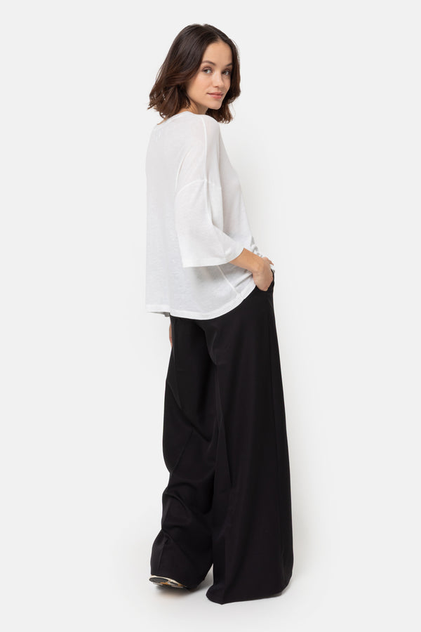 Julius Palazzo Pants | Black