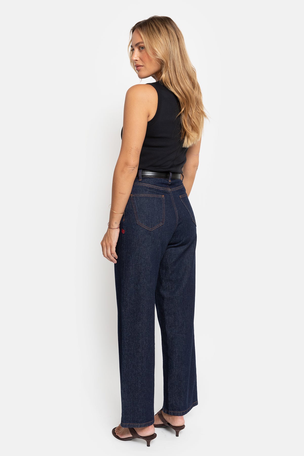 Mimi Straight Denim | Dark Blue