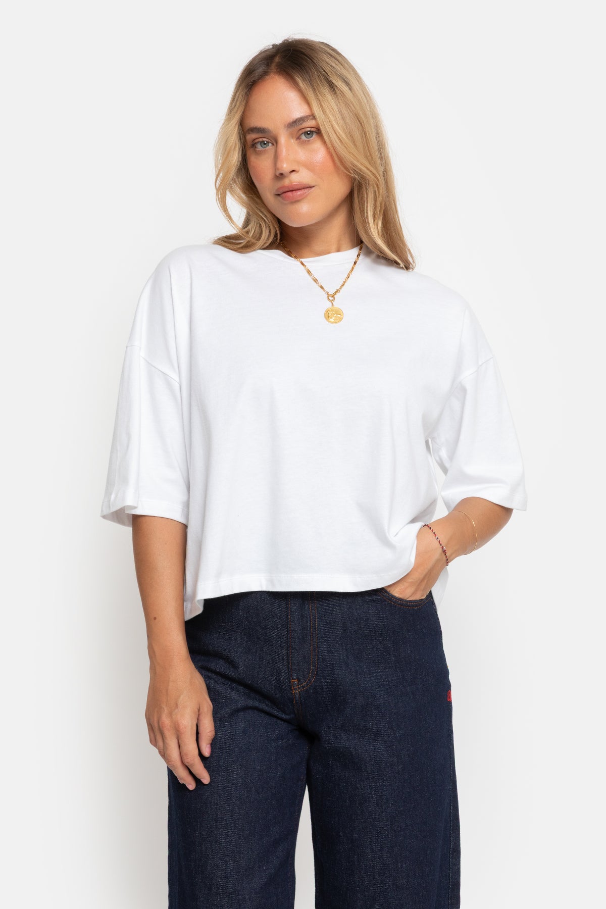 T-shirt Klaxon | Blanc