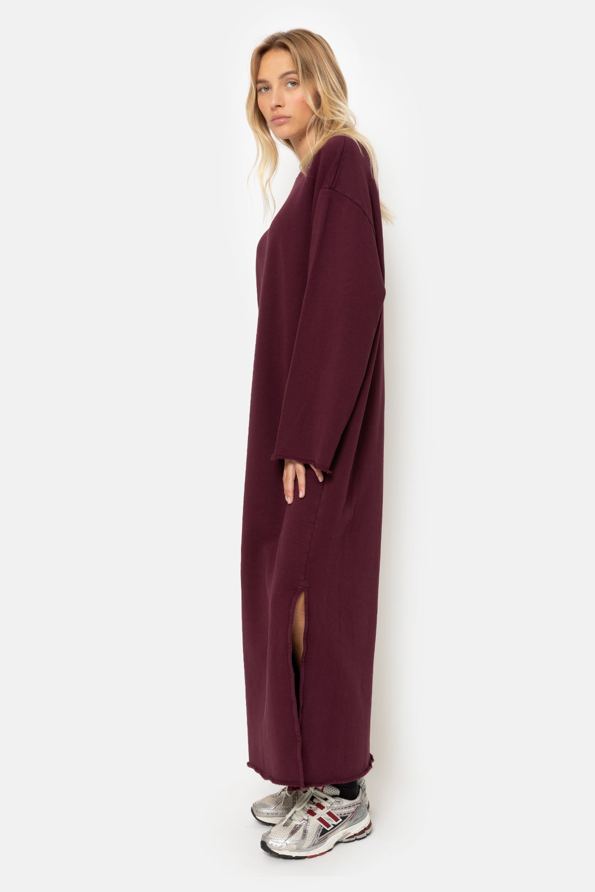 Robe Sweat Kiss | Burgundy Prune