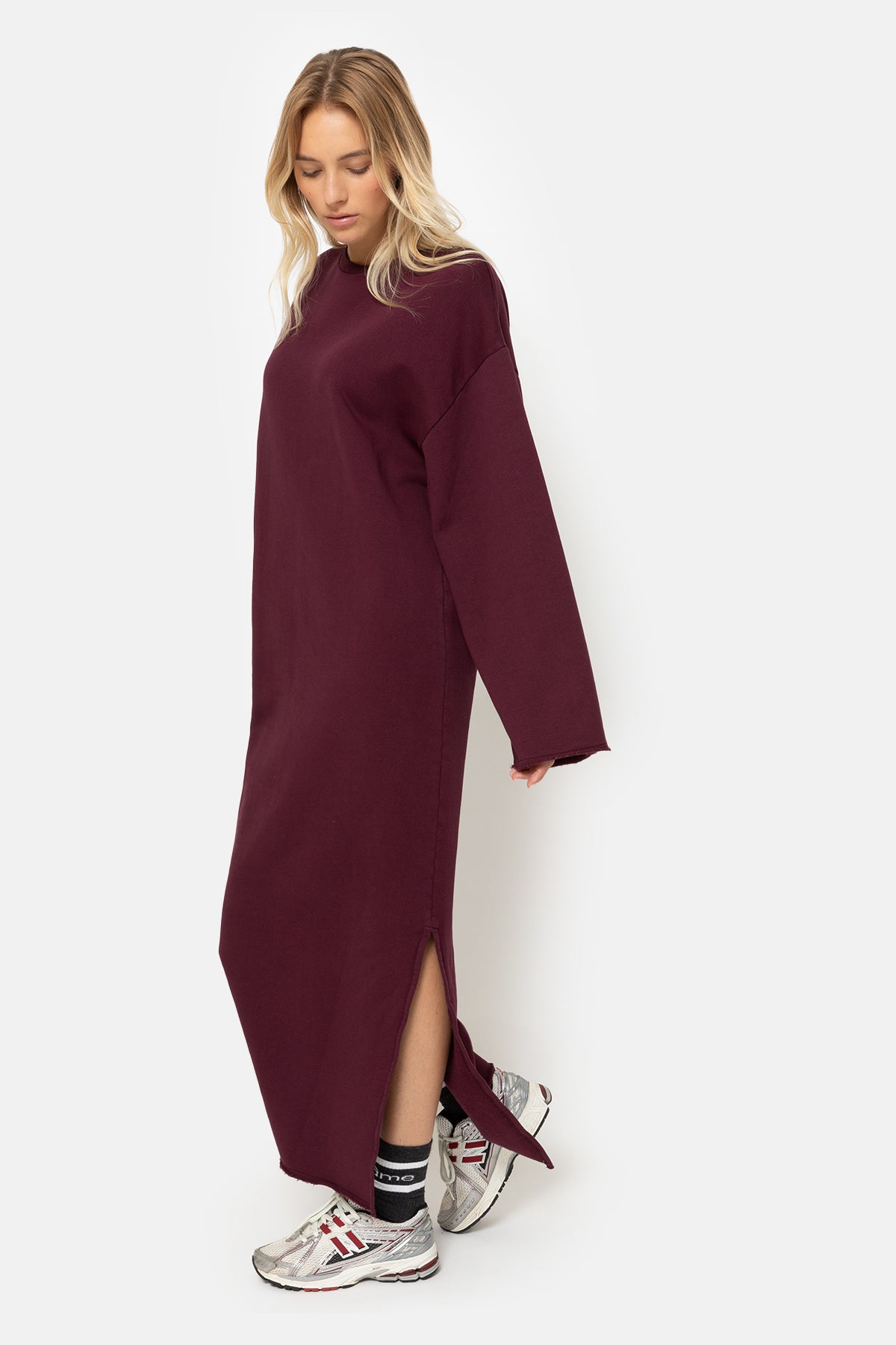 Robe Sweat Kiss | Burgundy Prune