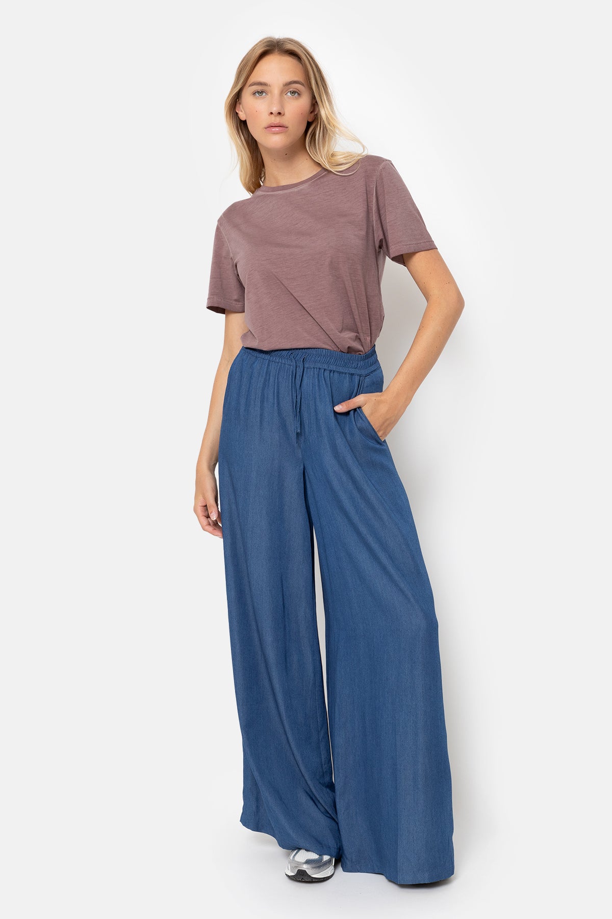 Julius Pantalon Large | Bleu Moyen