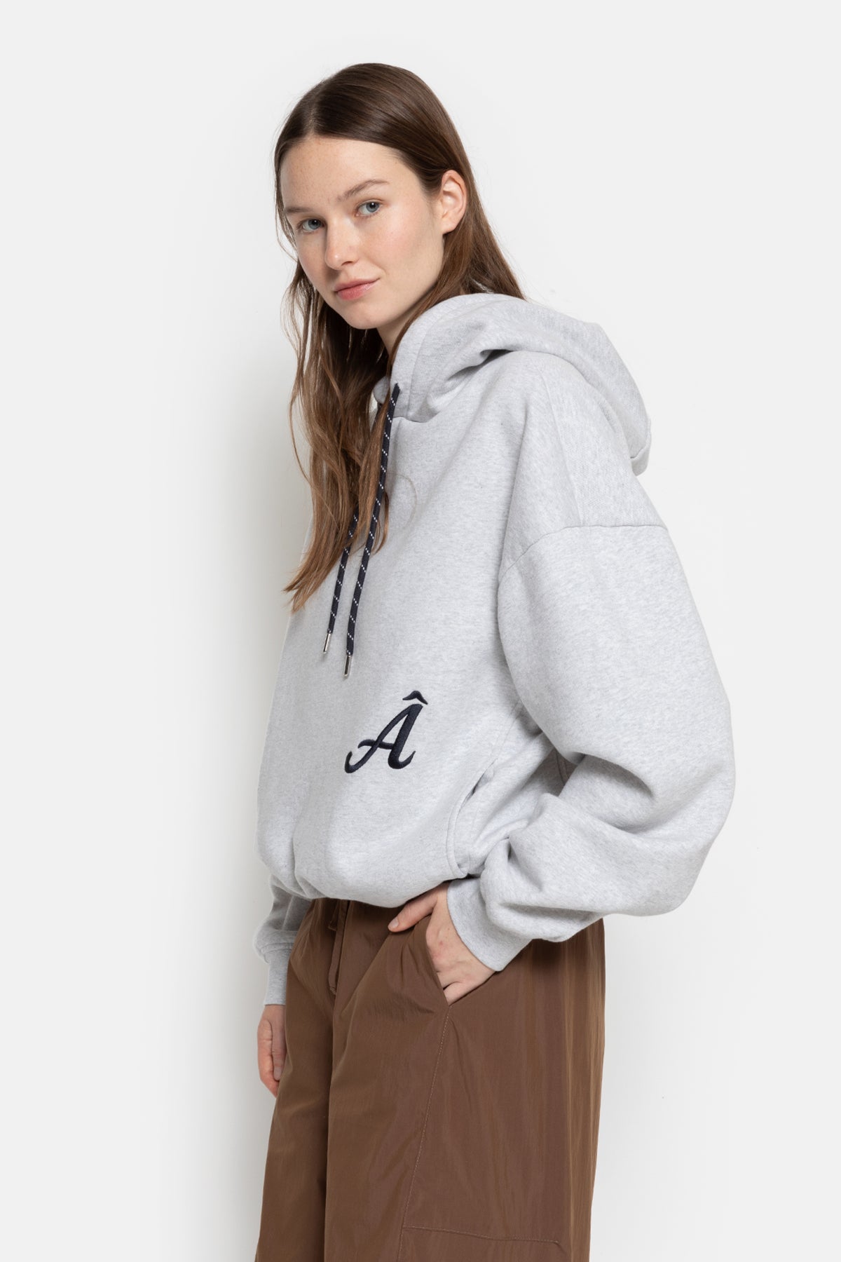 Olivier Hoodie | Marled Grey