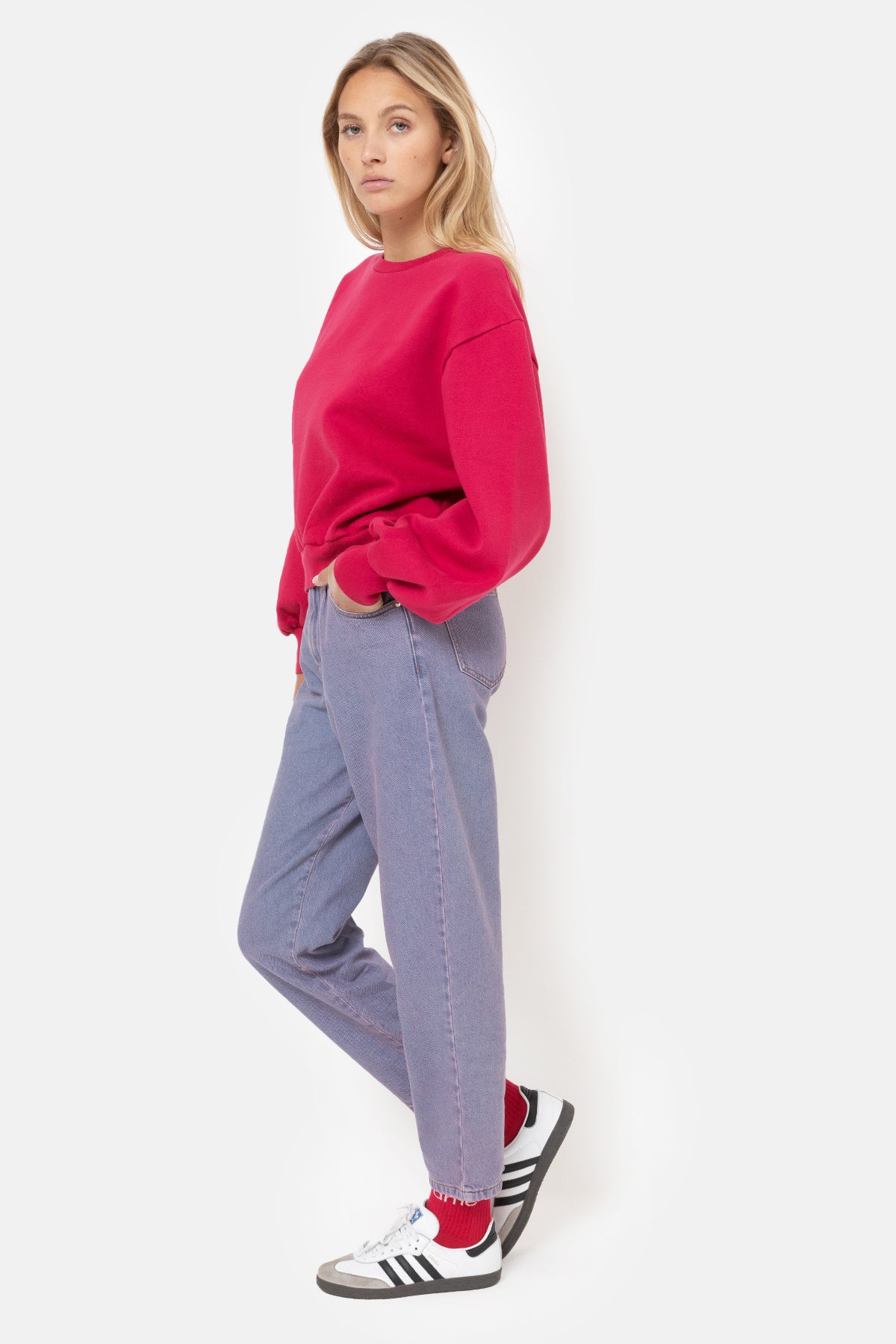 Clemence Sweatshirt | Bright Pink