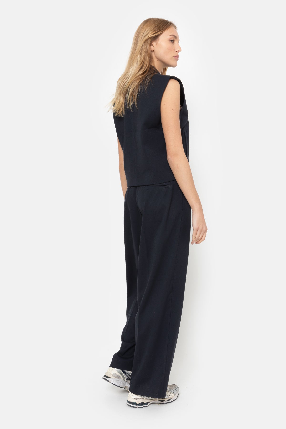 Michel Pantalon Large | Bleu Marine