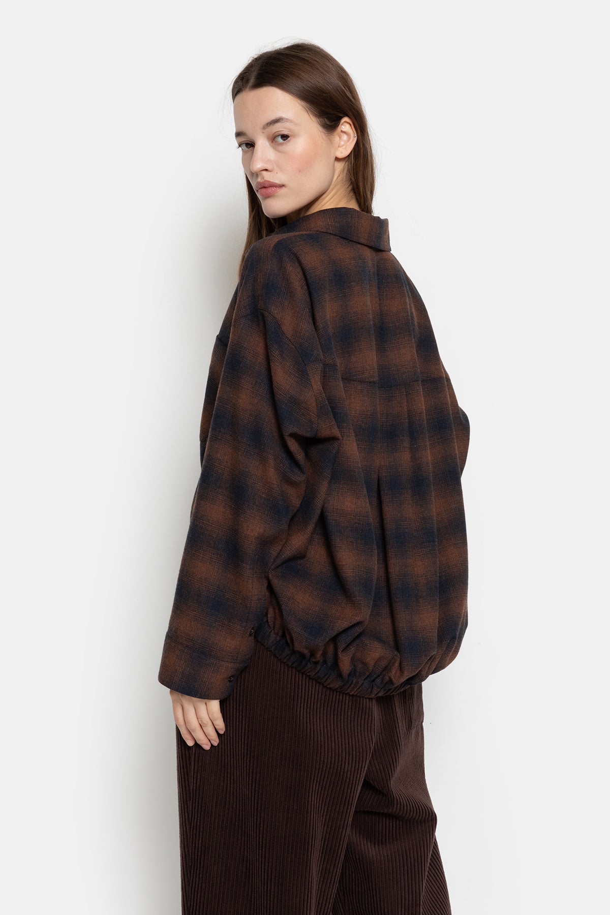 Oops Shirt | Carreaux Marron