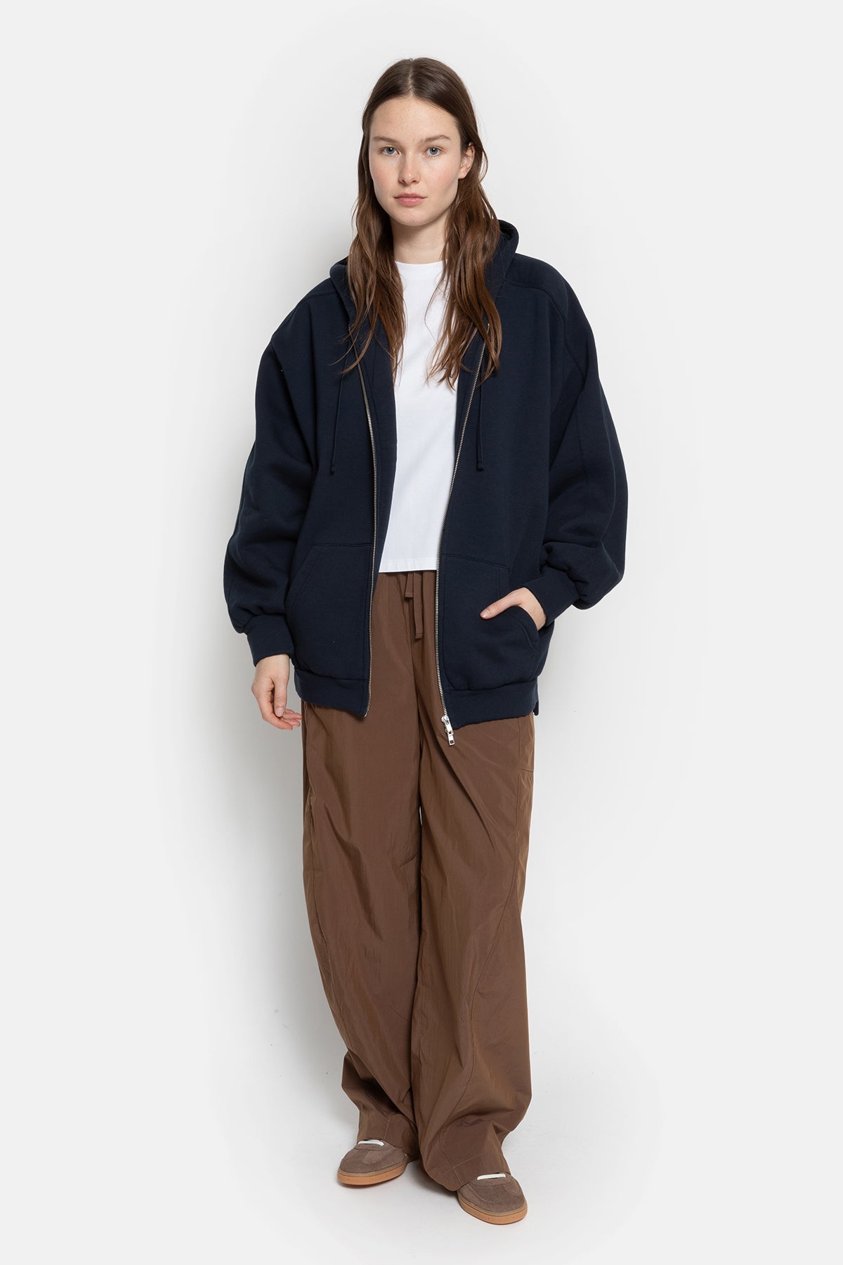 Ooper Hoodie With Zip | Navy