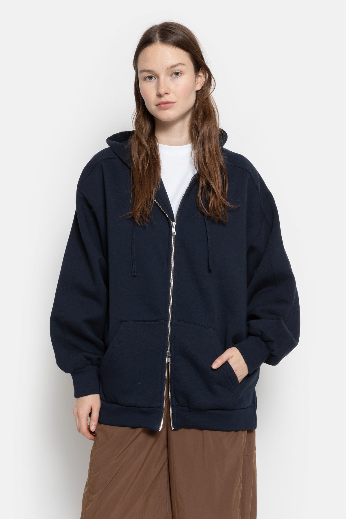 Ooper Hoodie With Zip | Navy