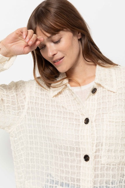 Nope Lace Jacket | Off White