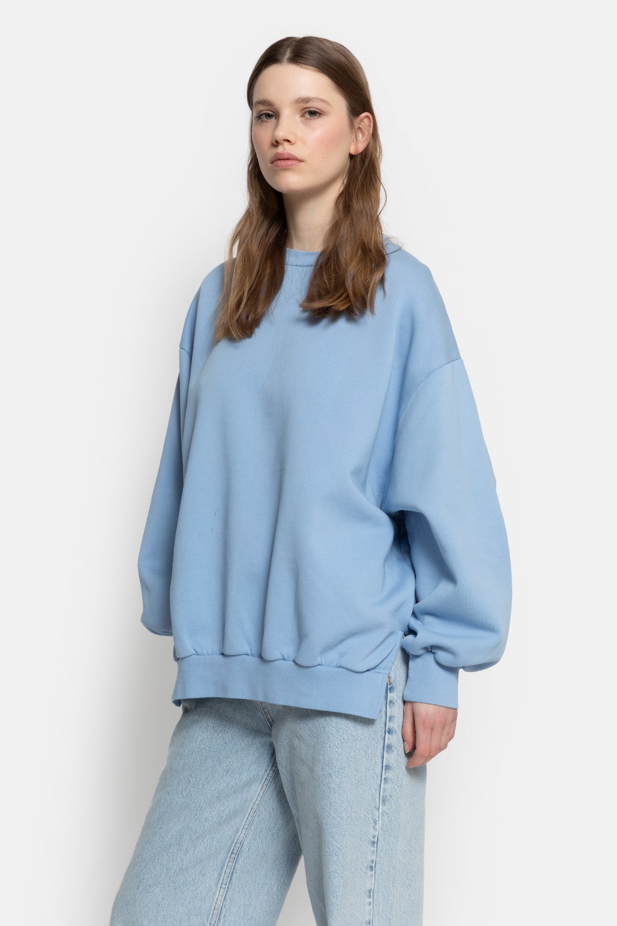 Ulla Oversized Sweatshirt | Baby Blue