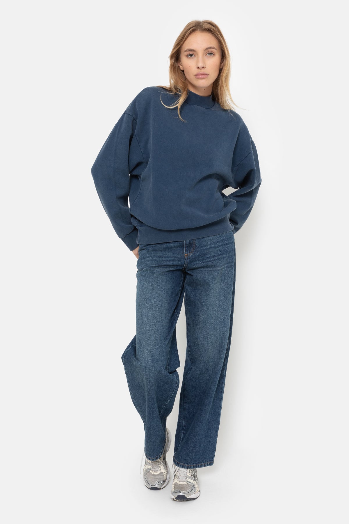 Mimi Straight Denim | Dark Blue