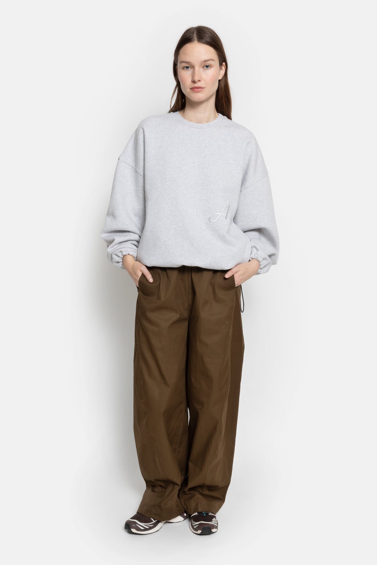 Ome Sweatshirt | Marled Grey