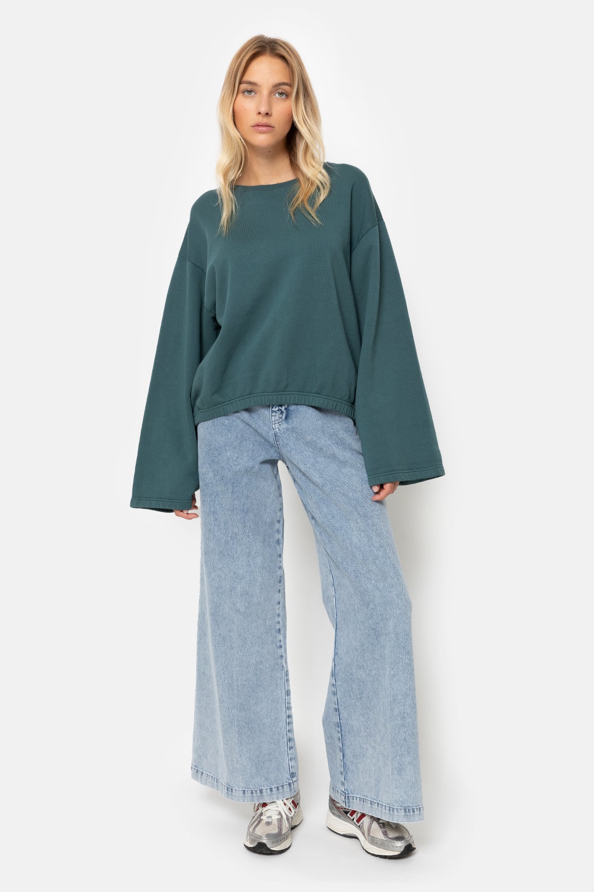 Sweatshirt Idem | Bleu forêt