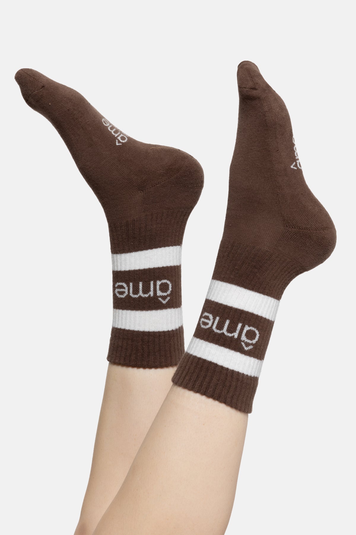 Diego Socks | Brown & White