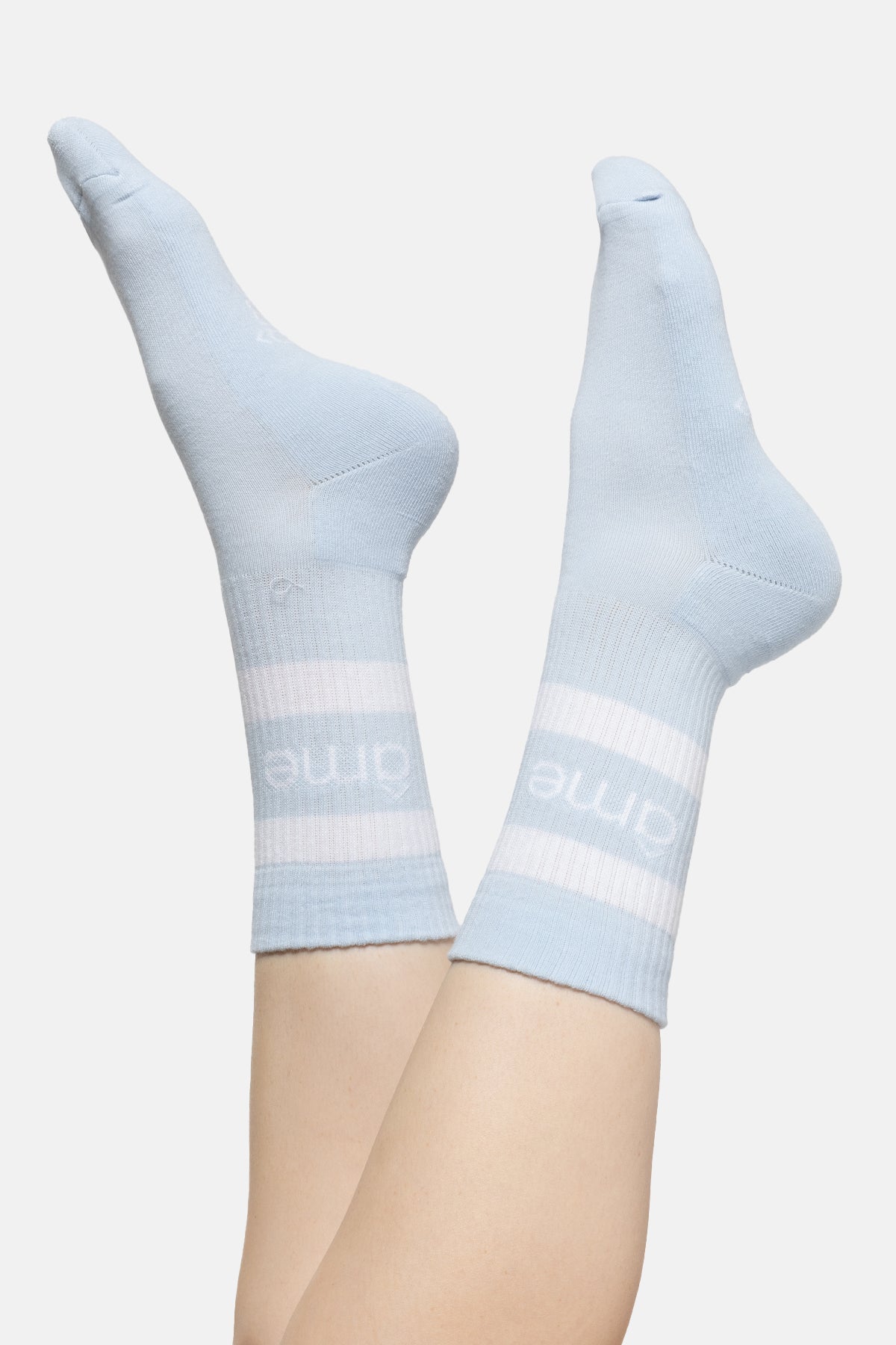 Chaussettes Diego | Bleu Clair & Blanc