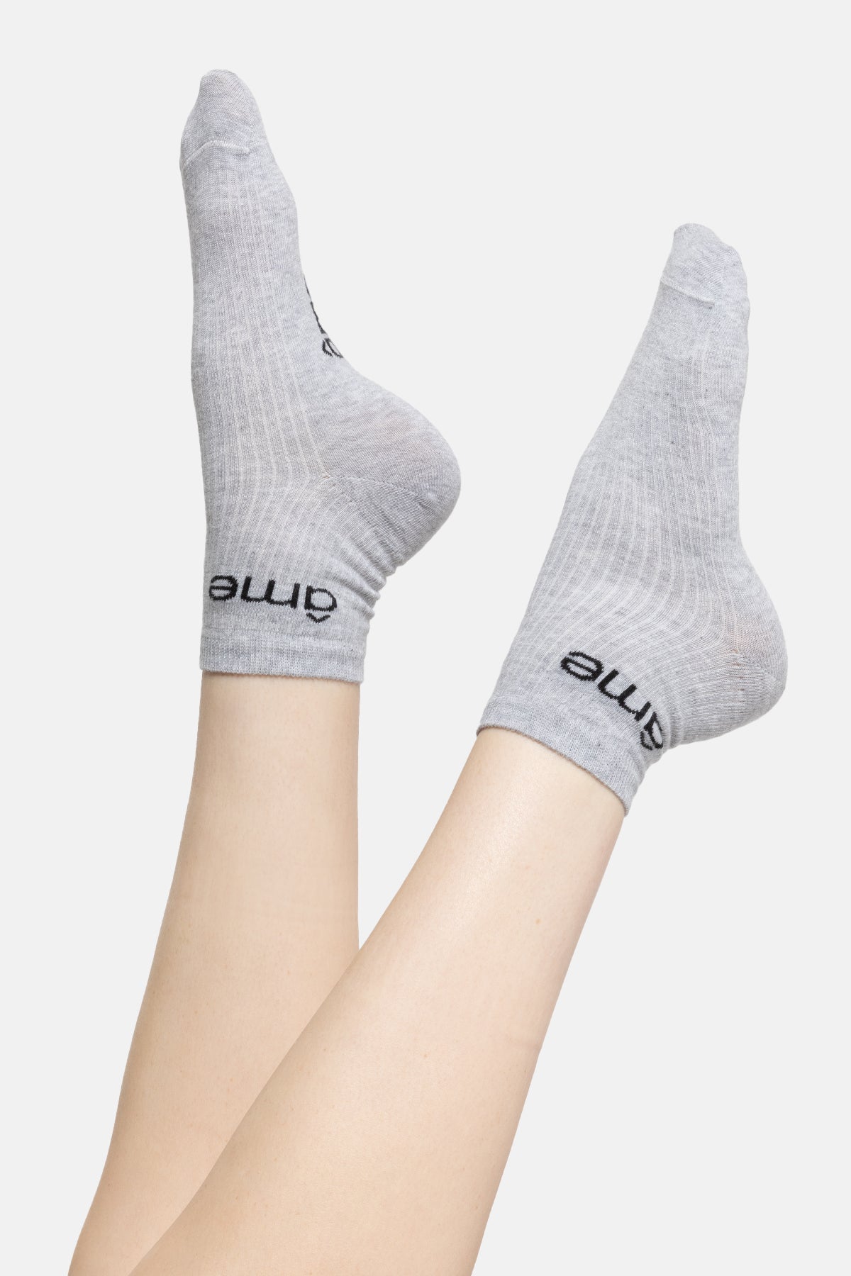 Lake Socks | Gris Clair & Noir 